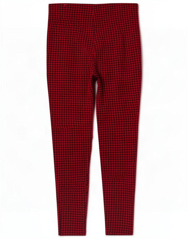 Pantaloni tăiați pentru femei Zara, L28 L25 roșu, viscoză