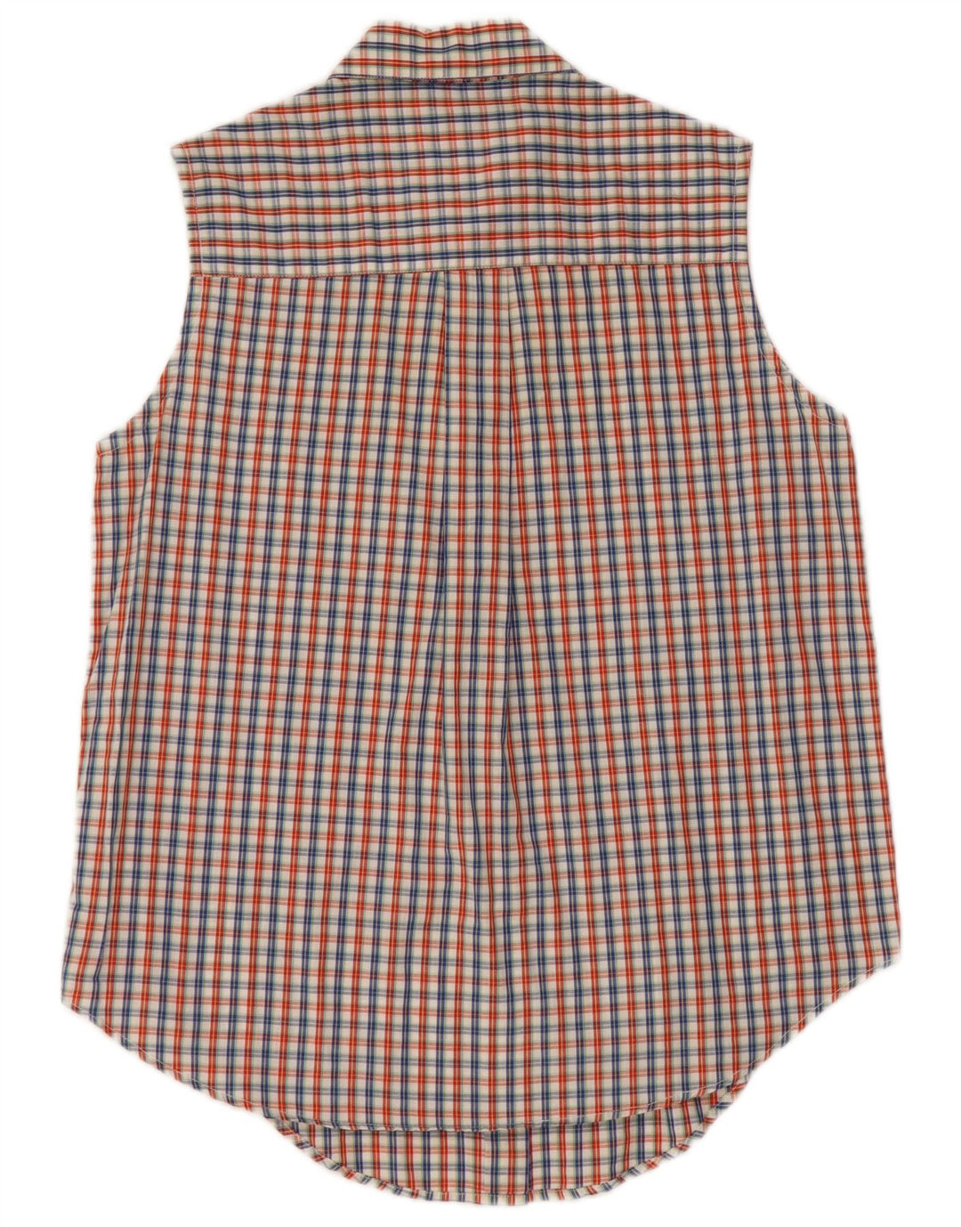 Cămașă vintage fără mâneci pentru femei UK 16, mare, multicoloră