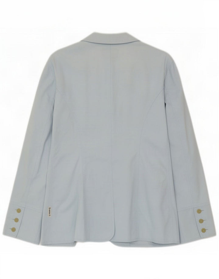 Jachetă Blazer pentru femei Armani cu 1 nasture UK 16 Mare, albastru Bumbac