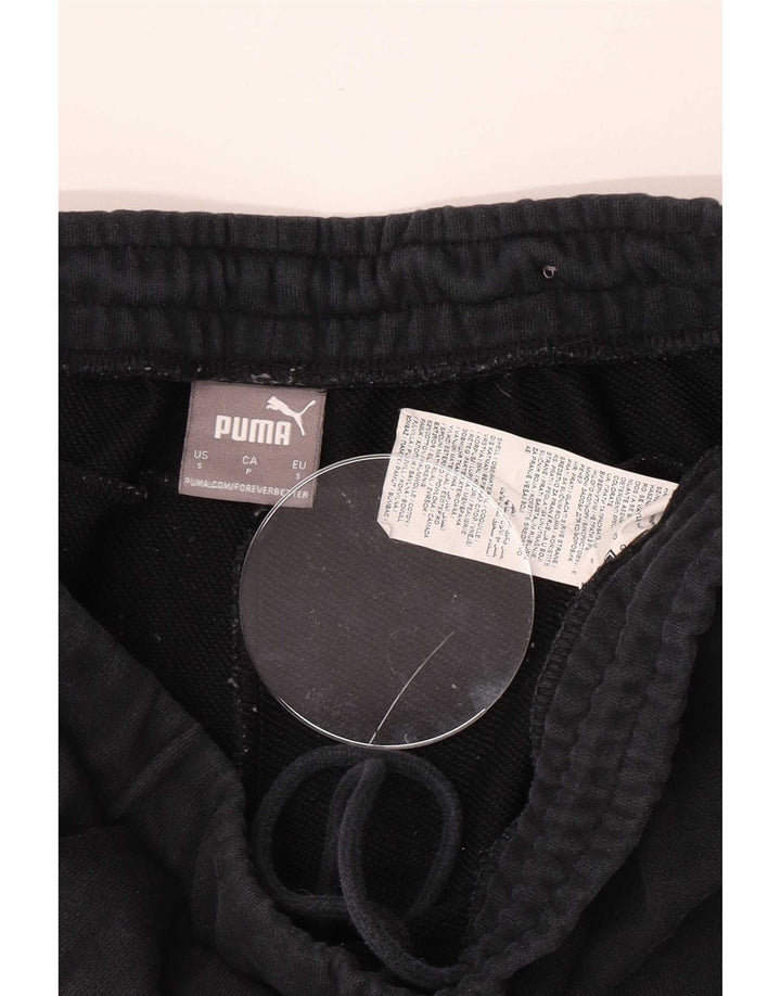 Pantaloni scurti sport Puma pentru bărbați, bumbac negru mic