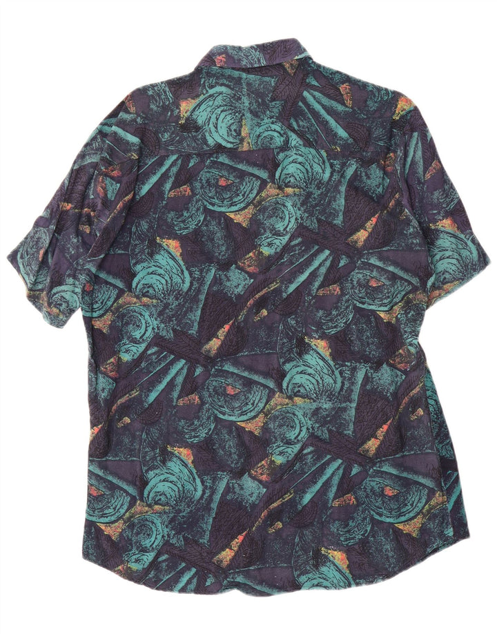 Rob Roy Cămașă cu mânecă scurtă pentru bărbați cu model abstract, mediu multicolor