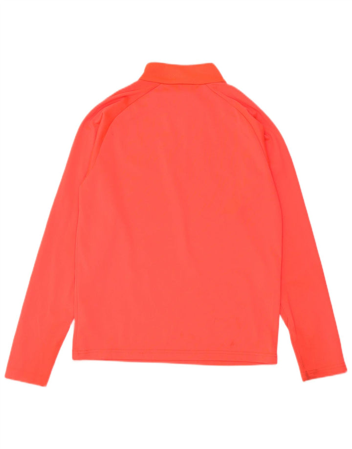 Trening PUMA pentru băieți, cu fermoar și gât, cu pulover, 11-12 ani, roșu colorblock