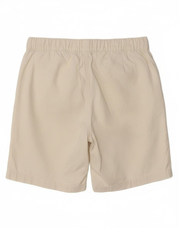 Pantaloni scurți casual Benetton Fete 10-11 Ani XL W24 Bumbac Alb