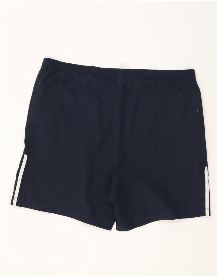 Pantaloni scurți sport pentru bărbați Adidas, mari, albastru, poliester