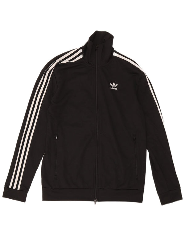 Trening pentru bărbați Adidas Top Jachetă Mic Negru Poliester