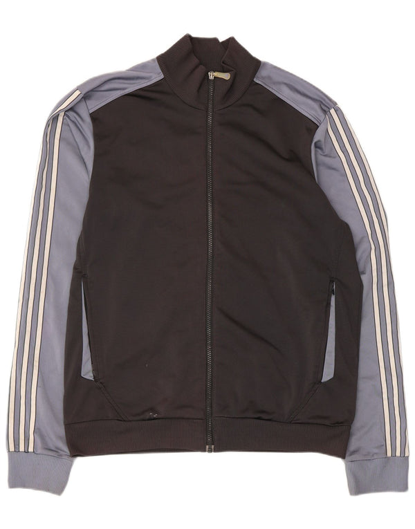 Jachetă de trening pentru bărbați Adidas UK 40/42 Medium Black Colorblock