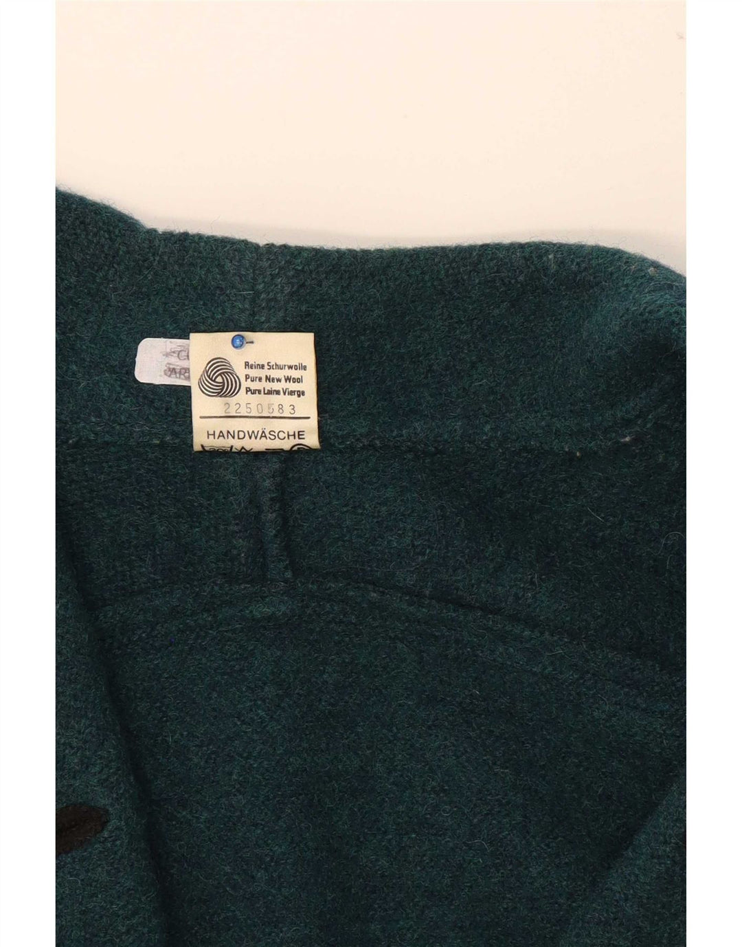 Jachetă vintage supradimensionată pentru femei, cu două pieptări, EU 38, verde mediu