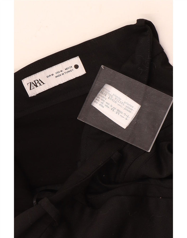 Fusta mini pentru femei ZARA Medium W28 Poliester negru