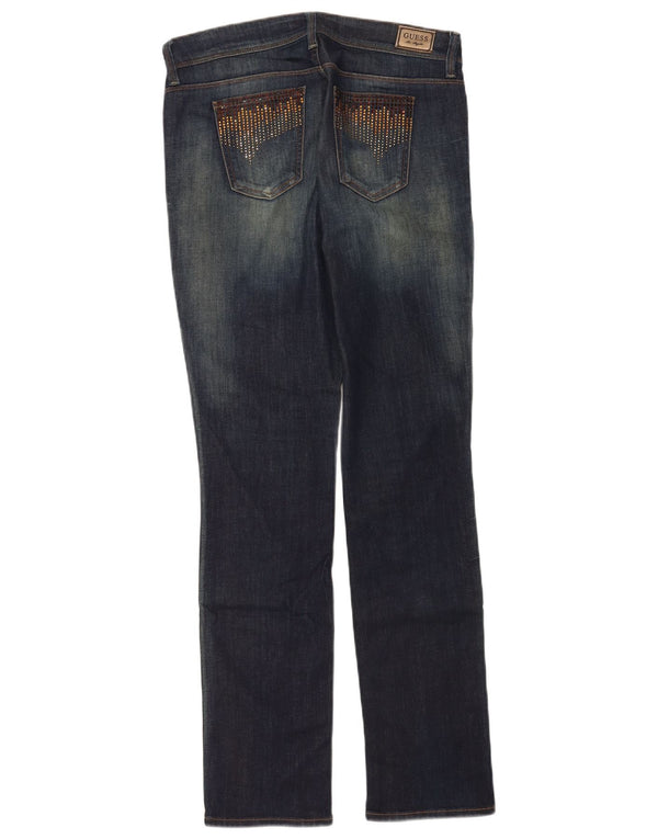 Blugi Guess Cigarette Skinny W30 L33 Bumbac bleumarin