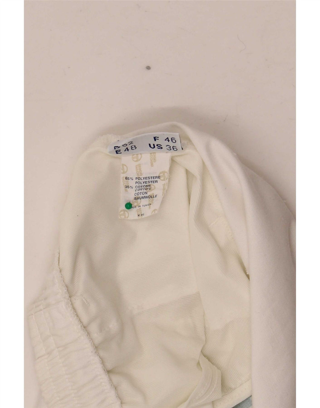 Sergio Tacchini Pantaloni scurți sport grafic pentru bărbați IT 52 Poliester alb mare