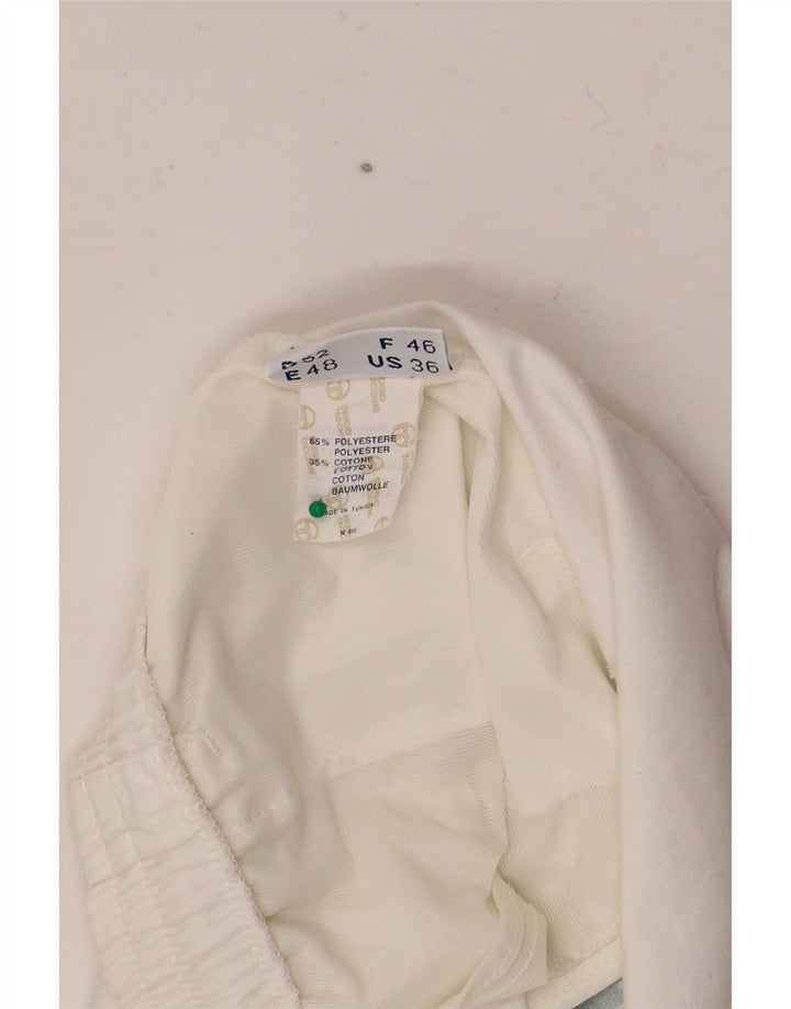Sergio Tacchini Pantaloni scurți sport grafic pentru bărbați IT 52 Poliester alb mare
