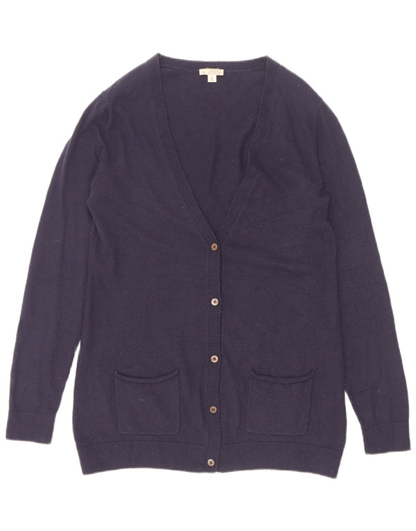 Pulover cardigan pentru femei Gap UK 12 Mediu Nailon bleumarin