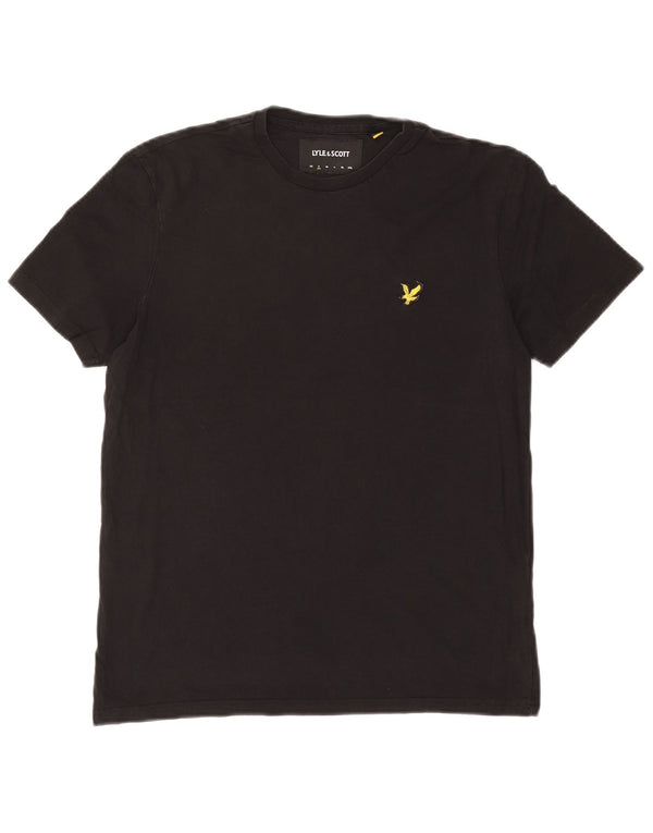 Tricou pentru bărbați Lyle & Scott Top mic din bumbac negru
