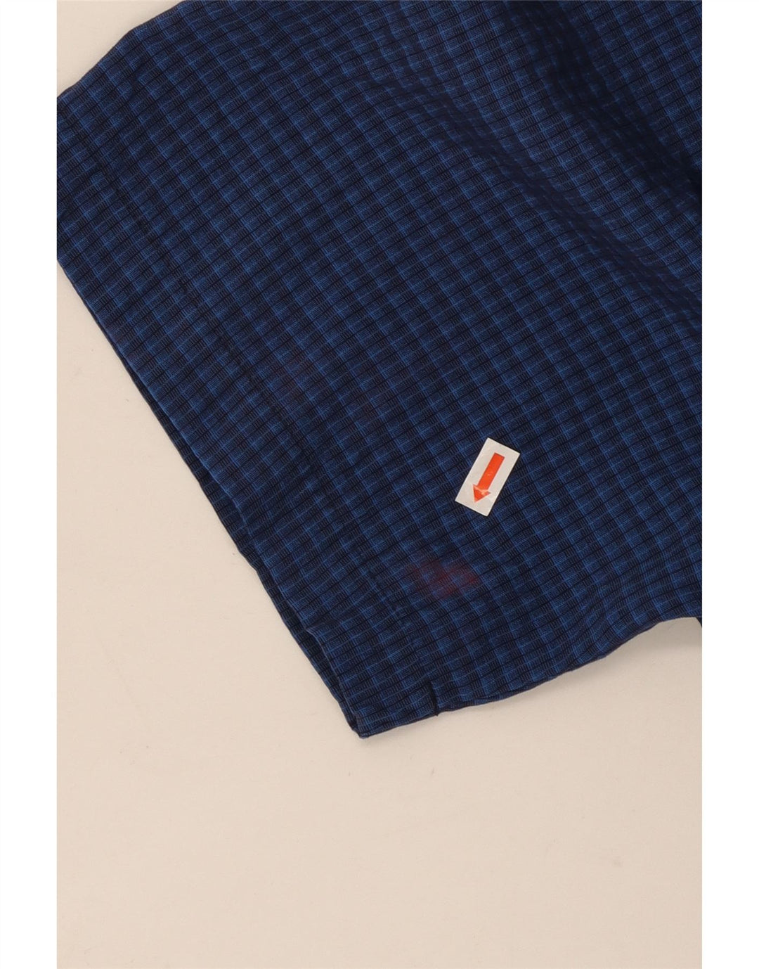 Cămașă cu mânecă scurtă pentru bărbați MOSSIMO XL, albastru vichy, raion