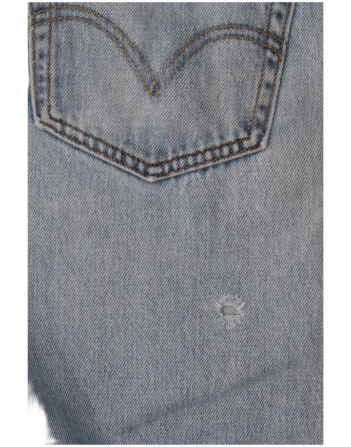 Blugi drepti pentru bărbați LEVI'S 505, cu ajustare normală, L34 L32, bumbac albastru