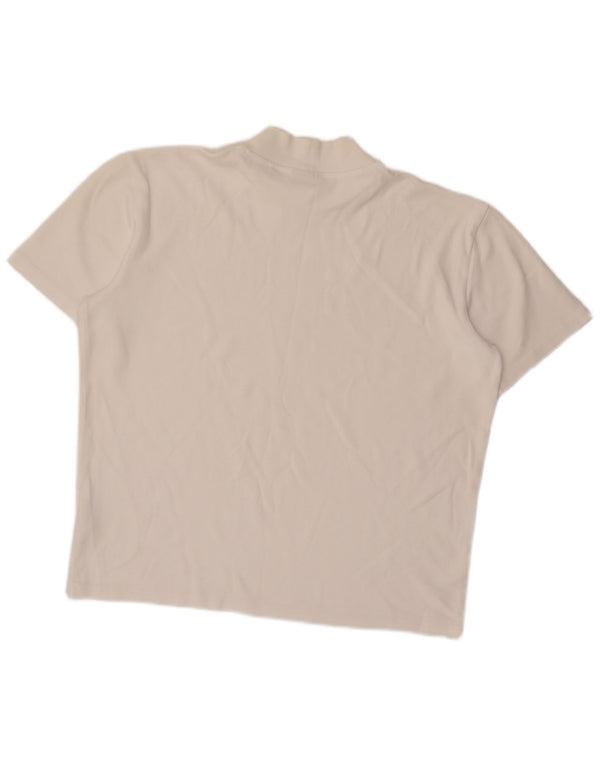 Tricou pentru bărbați Hugo Boss Top Medium White Bumbac