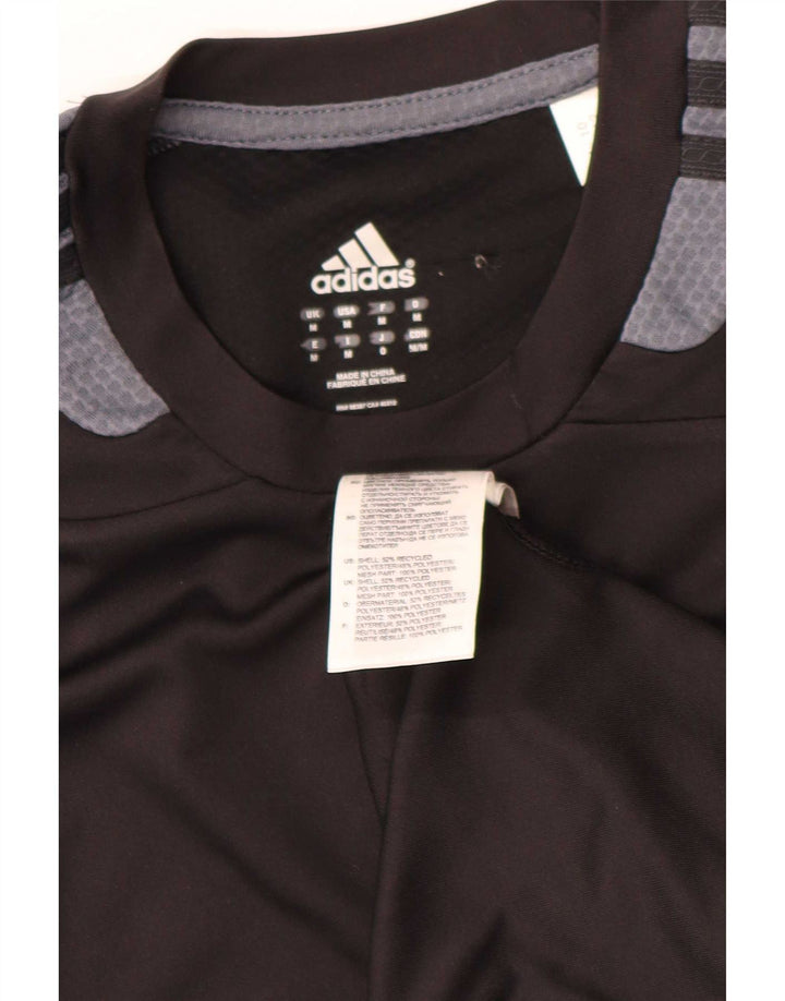 Tricou pentru bărbați Adidas Top Mediu Negru Colorblock Poliester Sport