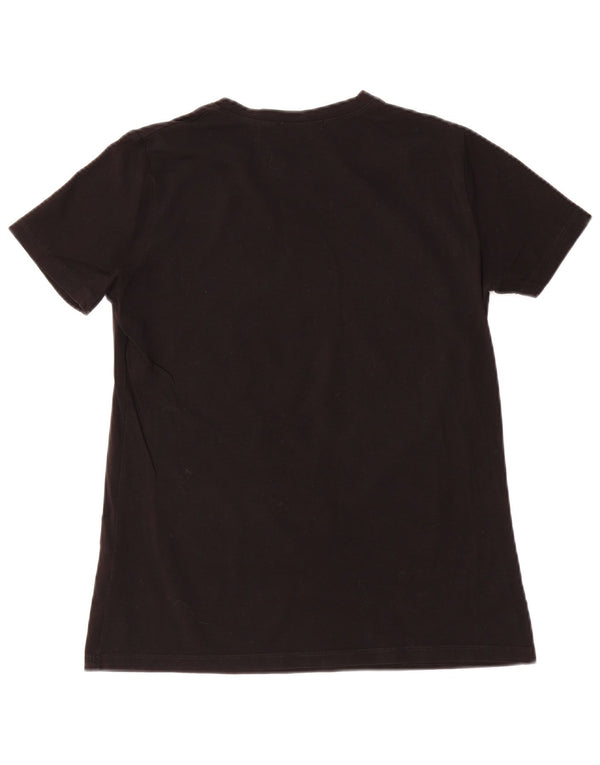 Tricou grafic Trussardi pentru femei Top UK 20 2XL Bumbac negru
