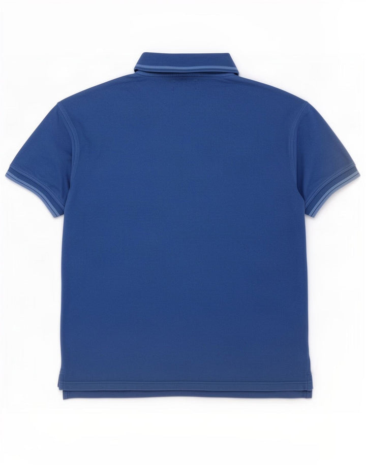 Tricou polo Lee pentru bărbați, bumbac albastru mediu