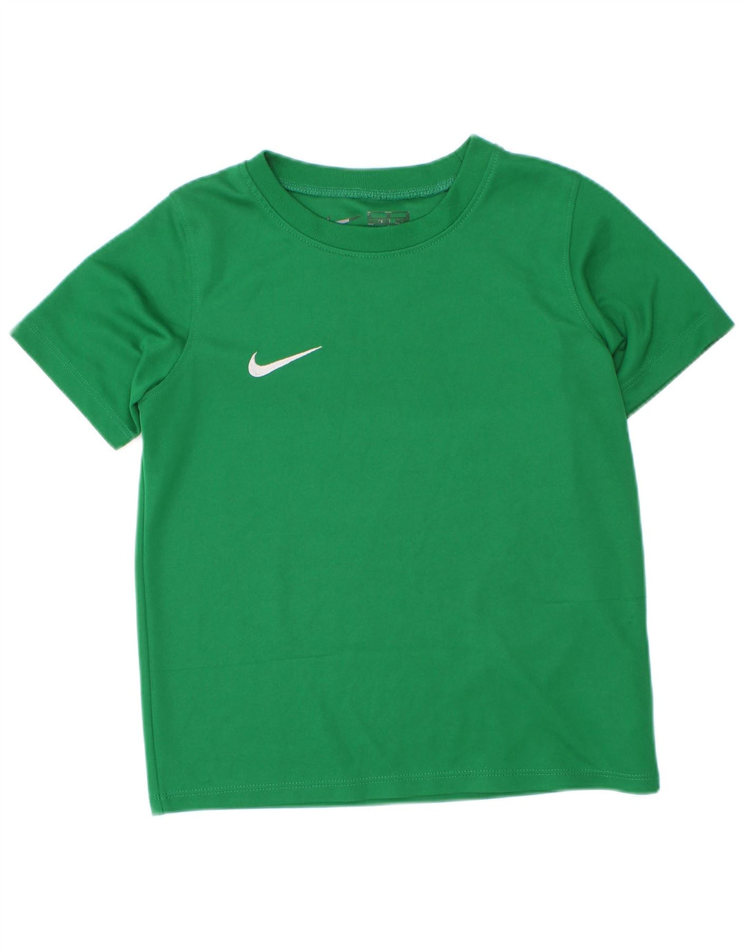 Nike Boys T-Shirt Top 5-6 Years Green Polyester