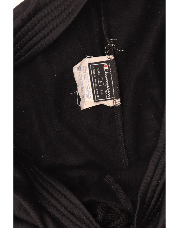 Pantaloni de trening grafic pentru bărbați CHAMPION Poliester negru mic