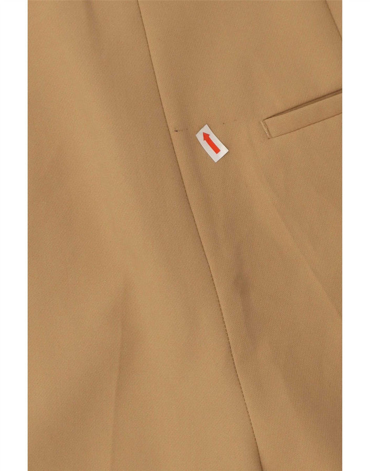 Pantaloni scurți casual pentru femei cu talie înaltă Zara Medium W28 poliester bej