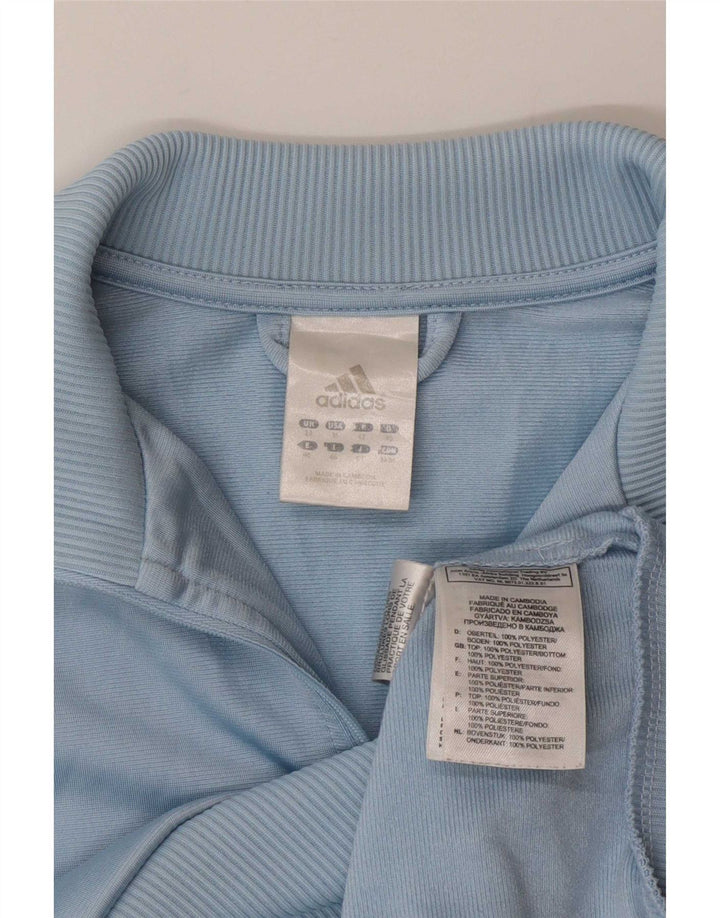 Jachetă de trening pentru femei Adidas UK 14 Poliester albastru mediu