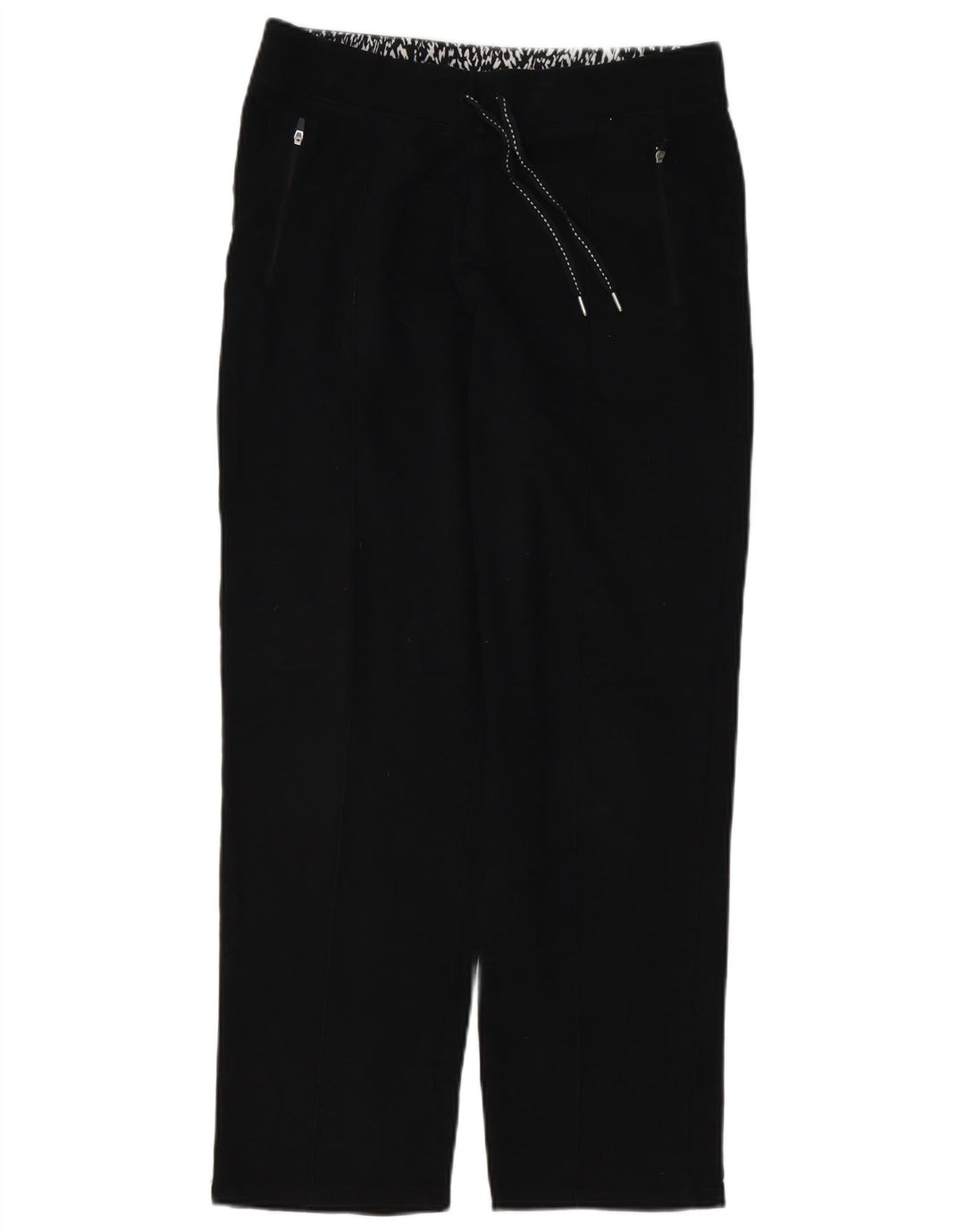 MARKS & SPENCER Pantaloni de trening pentru femei UK 12 Bumbac mediu negru