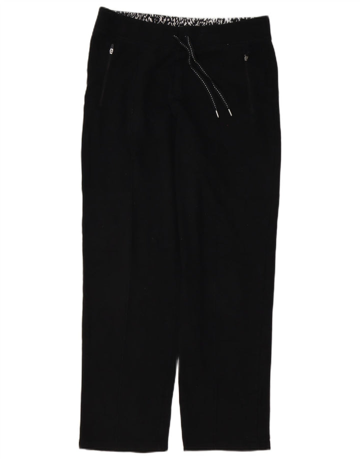 MARKS & SPENCER Pantaloni de trening pentru femei UK 12 Bumbac mediu negru