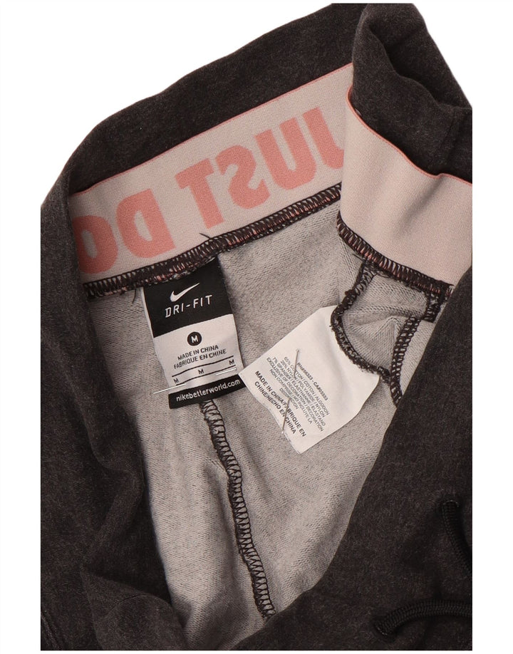 Pantaloni de trening NIKE Dri Fit pentru femei UK 14, bumbac gri mediu