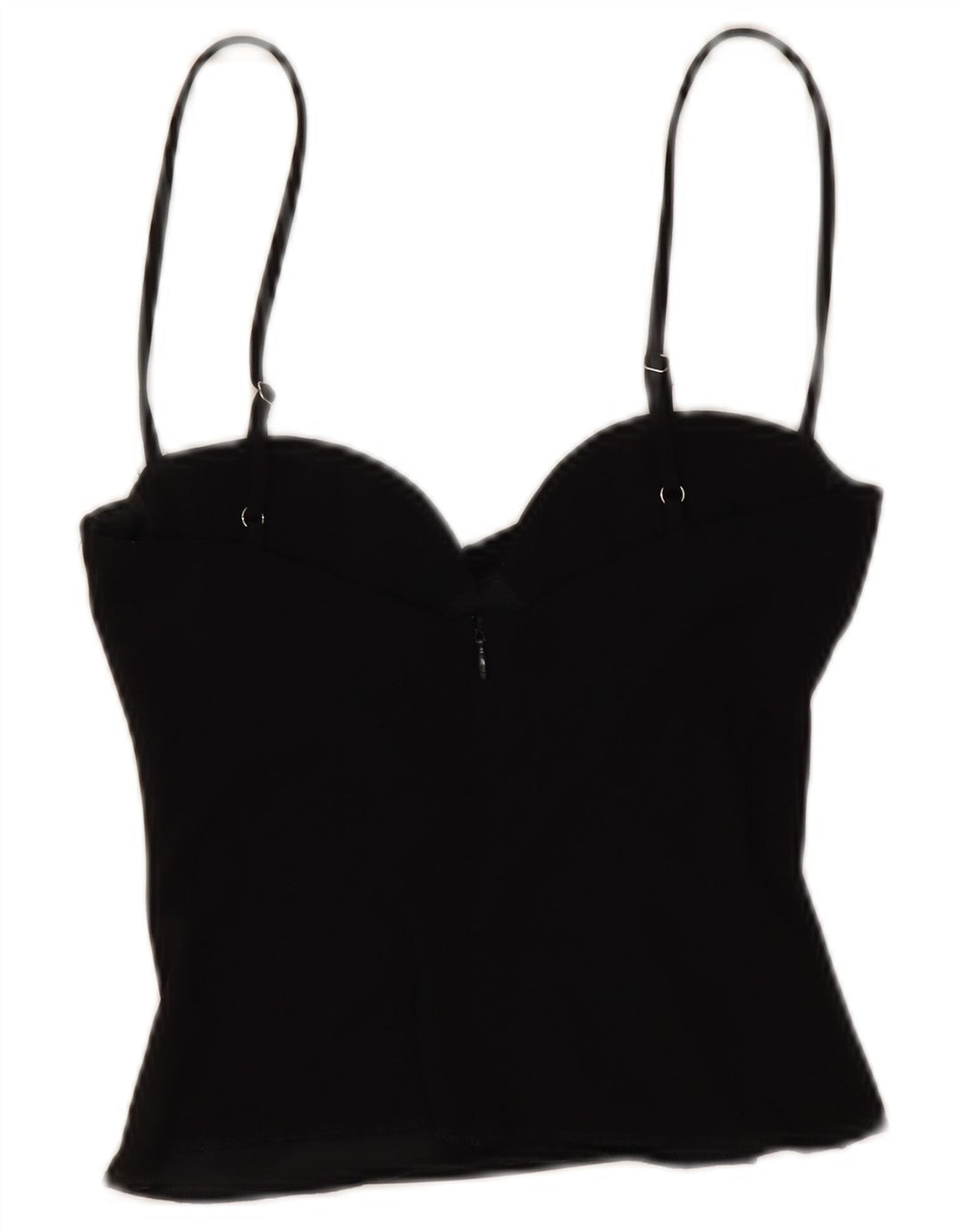 Top Crop pentru femei Zara UK 6 XS Negru