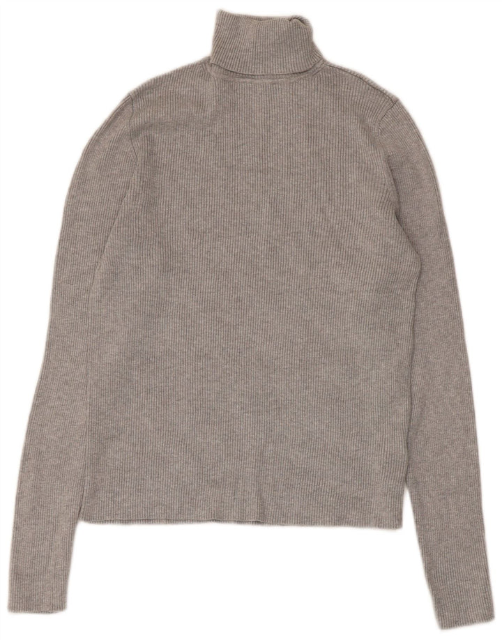 Marks & Spencer Pulover cu gât rulat pentru femei UK 14 Medium Gri Viscose
