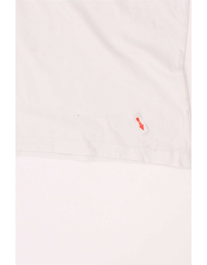 Tricou grafic pentru băieți Kappa Top 11-12 ani alb