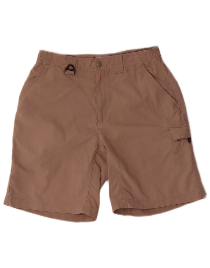 Pantaloni scurți cargo Columbia pentru femei, mici W26, nailon bej