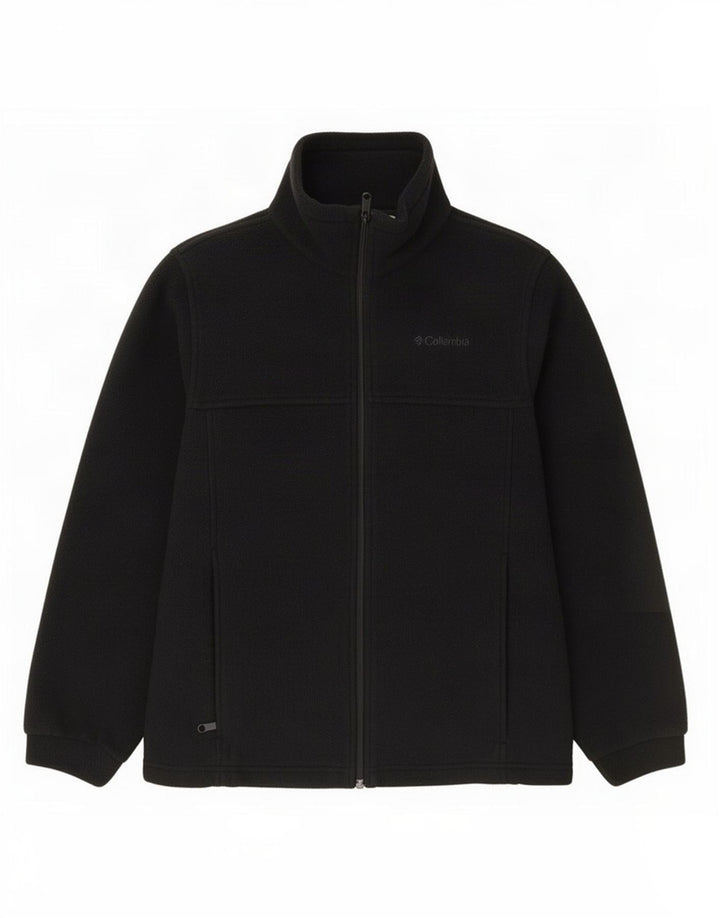 Jachetă fleece Columbia pentru fete 12-13 ani poliester negru