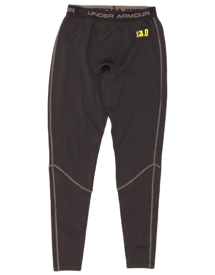 Cold Gear Graphic Leggings pentru bărbați Under Armour, poliester mediu negru