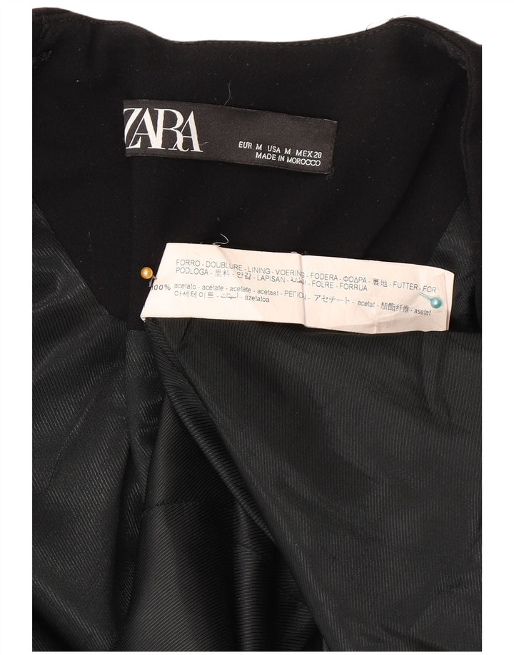 Blazer pentru femei Zara UK 12 Medium Black