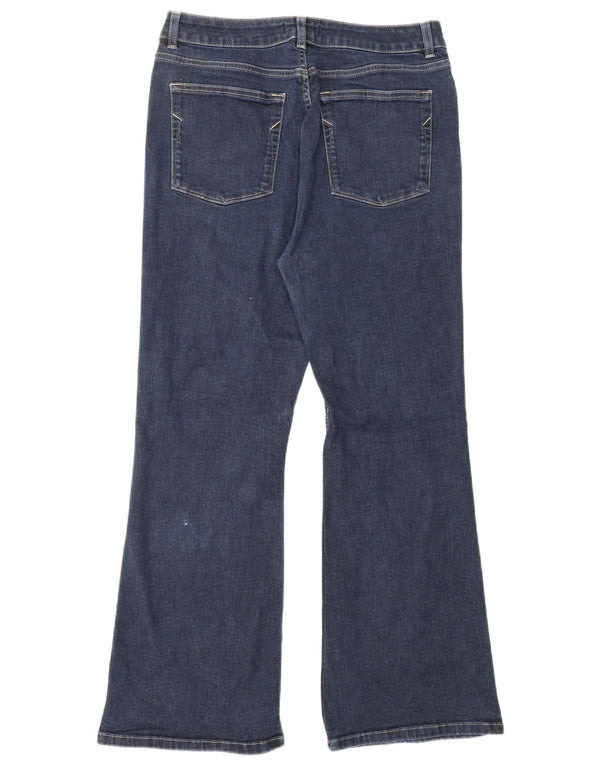 MINT VELVET Blugi Bootcut pentru femei UK 14 Medium W30 L28 Bumbac bleumarin