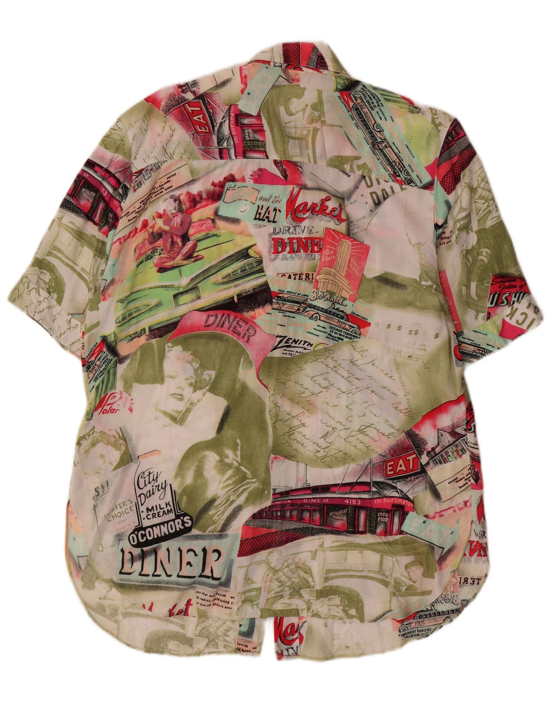 Bluză cămașă cu grafică pentru femei VERSE EU 40 Medium Multicolor Patchwork