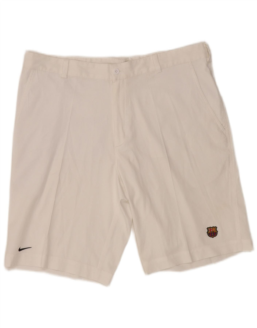 Pantaloni scurți chino Barcelona Barcelona W38 XL, alb, poliester