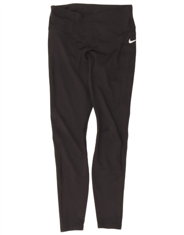 Leggings Dri Fit Nike pentru femei UK 12 Poliester mediu negru