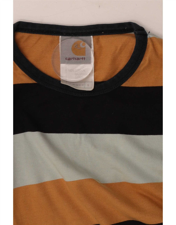 Top pentru bărbați Carhartt cu mânecă lungă, mic, multicolor, cu dungi