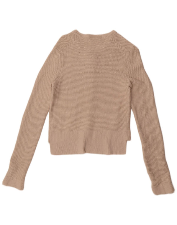 Pulover cardigan pentru femei Zara UK 12 Medium White