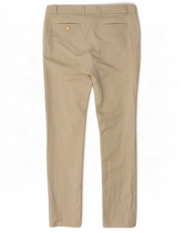Pantaloni chino slim cu talie înaltă pentru femei Liu Jo IT 42 Medium L32 L27 Bej