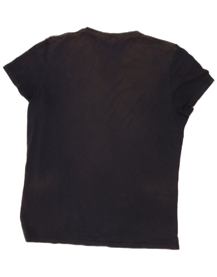 Tricou Jack Wills pentru bărbați Top mediu din bumbac bleumarin