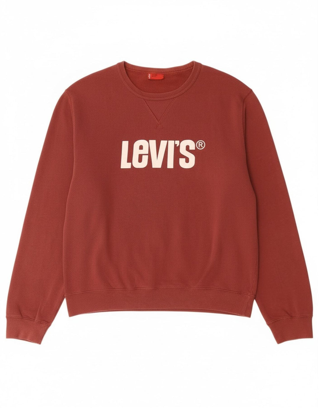 Hanorac grafic pentru bărbați Levi's Pulover mare din bumbac maro
