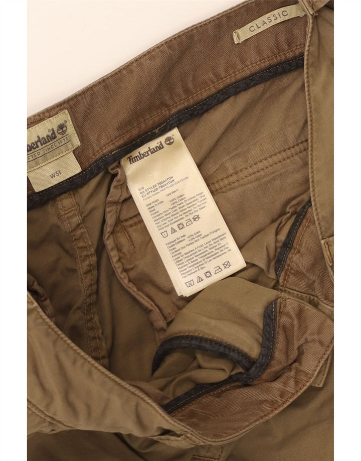 Pantaloni scurți TIMBERLAND Classic Fit Cargo W31 Medium Khaki Bumbac