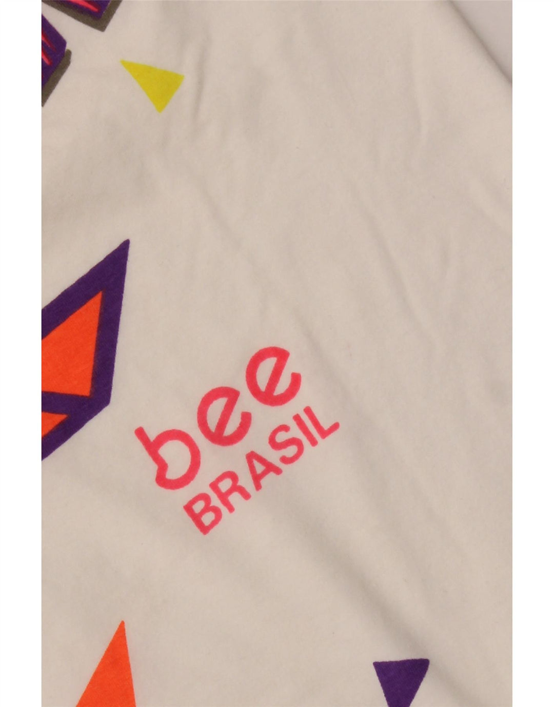 Tricou grafic vintage pentru bărbați Top Mediu Alb Floral