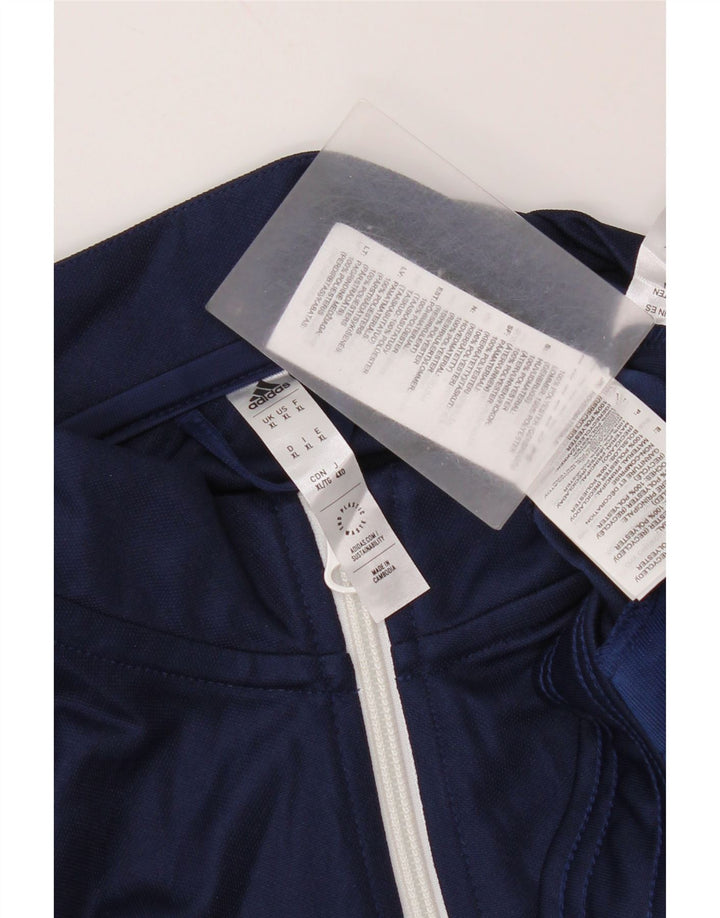 Jachetă de top pentru trening Adidas Aeroready pentru bărbați, XL, poliester bleumarin