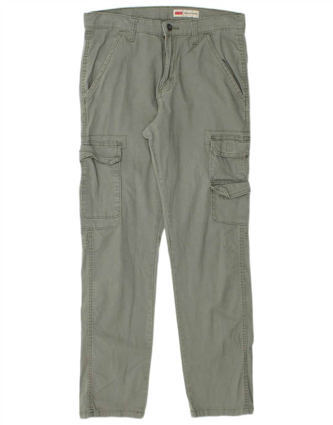 Pantaloni cargo conici pentru bărbați WRANGLER, L29 L30, bumbac verde